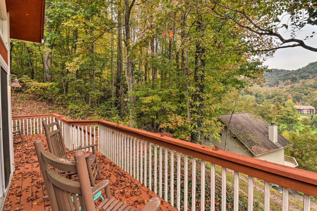 Rustic Red Cabin With Deck In Maggie Valley Club! Экстерьер фото